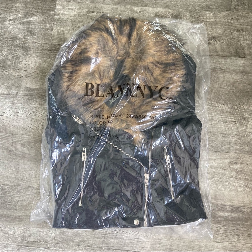 Blank NYC Night Fever Faux Leather Moto Jacket - Picture 6 of 6
